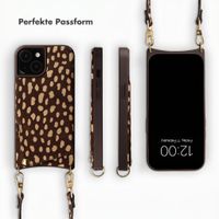 Selencia Nova Echtleder Backcover mit Kartenhalter Apple iPhone 15 - Fawn Chic
