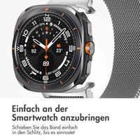 imoshion Magnetisches Milanaise Armband für das  Samsung Galaxy Watch Ultra (2024/2025) - Silber
