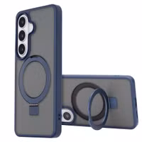Accezz Ring Stand Backcover mit MagSafe Samsung Galaxy S26 - Blau