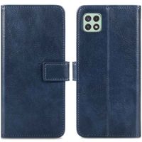 imoshion Luxuriöse Klapphülle Samsung Galaxy A22 (5G) - Dunkelblau