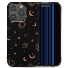 imoshion Design Hülle Apple iPhone 15 Pro - Sky Black Transparent