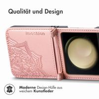 imoshion Mandala Klapphülle Samsung Galaxy Z Flip 5 - Rosé gold