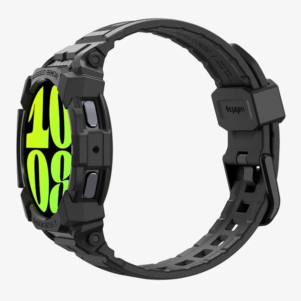 Spigen Rugged Armor™ Pro Case für die Samsung Galaxy Watch 7 - 44 mm - Mattschwarz