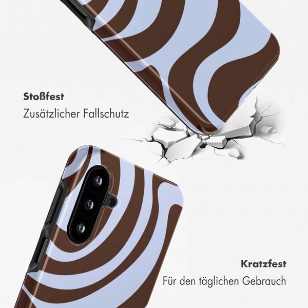 Selencia Vivid Back Cover Samsung Galaxy A17 (5G) / (4G) - Dream Swirl Chocolate