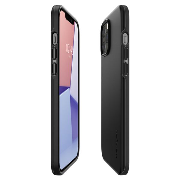 Spigen Thin Fit™ Air Hardcase für das iPhone 12 (Pro) - Schwarz