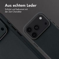 Accezz MagSafe Leather Backcover Apple iPhone 18 Pro Max / 17 Pro Max - Onyx Black