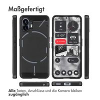imoshion Brushed Back Cover Nothing Phone (2) - Schwarz
