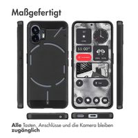 imoshion Brushed Back Cover für das Nothing Phone (2) - Schwarz