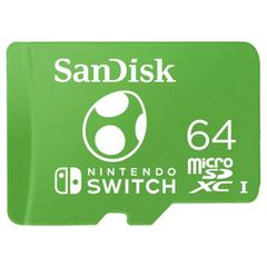 SanDisk microSD für das Nintendo Switch - 64GB - Yoshi Edition