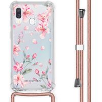 imoshion Design Hülle mit Band für das Samsung Galaxy A40 - Blossom Watercolor