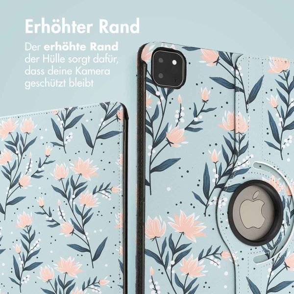 imoshion 360° drehbare Design Klapphülle Apple iPad Pro 13 (2025) M5 / (2024) M4 - Flowers