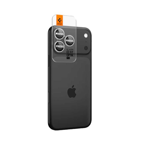 Spigen GLAStR Kamera Schutzglas 2er Pack für das Apple iPhone 17 Pro / 17 Pro Max / 16 Pro / 16 Pro Max / 15 Pro / 15 Pro Max / 14 Pro / 14 Pro Max - Silber