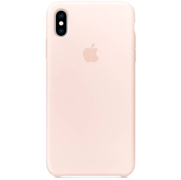 Apple Silikoncase Rosa für das iPhone Xs Max