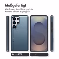 imoshion Backcover mit Kartenfach Samsung Galaxy S25 Ultra - Dunkelblau