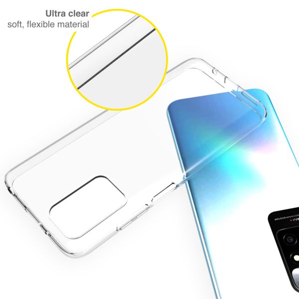 Accezz TPU Clear Cover für das Xiaomi Redmi 10 - Transparent