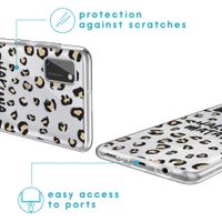 imoshion Design Hülle Samsung Galaxy A41 - Leopard - Braun / Schwarz