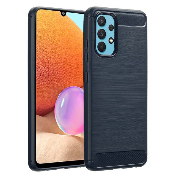 imoshion Brushed Back Cover für das Samsung Galaxy A32 (4G) - Dunkelblau