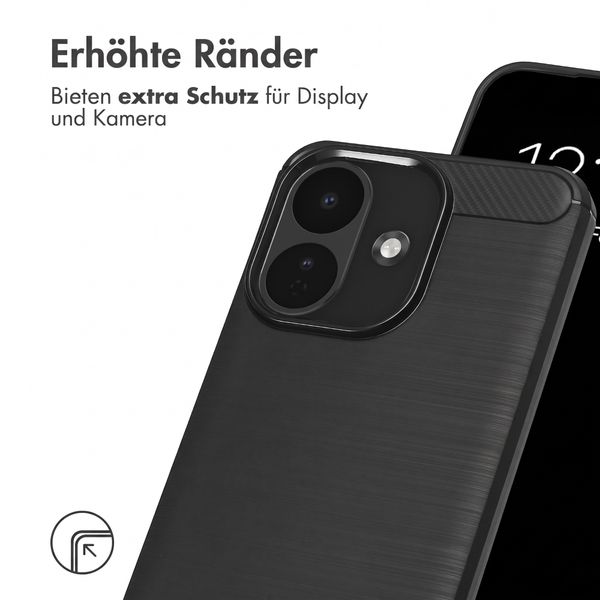 imoshion Brushed Back Cover Xiaomi Redmi Note 17 Pro - Schwarz