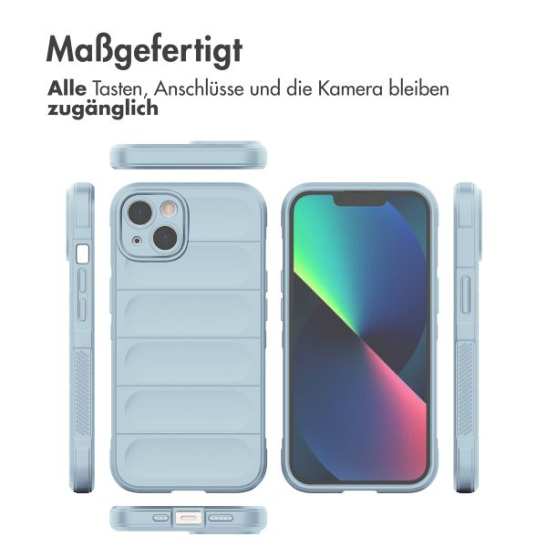 imoshion EasyGrip Back Cover für das iPhone 13 - Hellblau