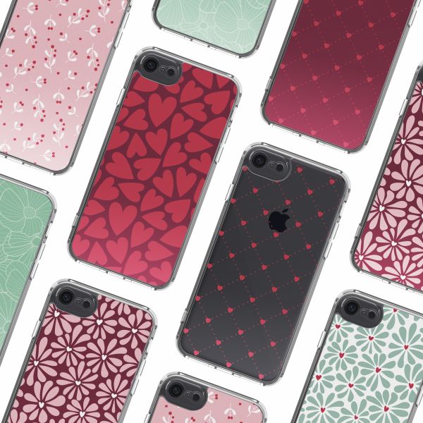 imoshion Design Hülle Apple iPhone SE (2022 / 2020) / 8 / 7 - Hearty Coral Dust