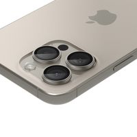 Spigen GLAStR EZ Fit Optik Pro Kameraschutz 2er-Pack für Apple iPhone 15 Pro / 15 Pro Max - Natural Titanium