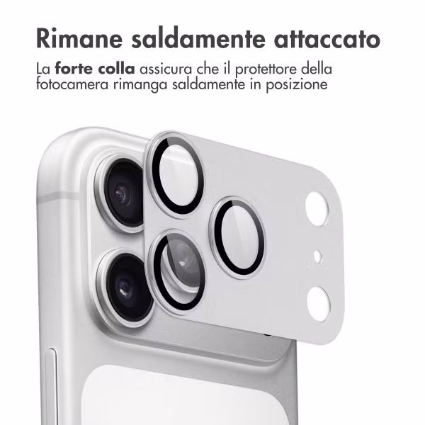 imoshion Kameraprotektor aus Glas 2er-Pack für das Apple Apple iPhone 17 Pro Max - Silver