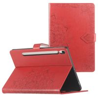 imoshion Mandala Klapphülle Samsung Galaxy Tab S9 11.0 Zoll / S10 Lite / S10 FE / S9 FE 10.9 Zoll - Rot