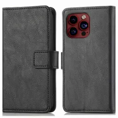 imoshion Luxuriöse Klapphülle Apple iPhone 15 Pro Max - Schwarz