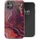 Selencia Vivid Backcover iPhone 11 - Marble Purple