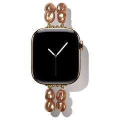 iDeal of Sweden Beaded Watch Band für Apple Watch | 38/40/41/42 mm - Salted Caramel Pearl