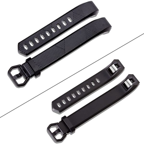 imoshion Silikonband für das  Fitbit Alta (HR) - Schwarz