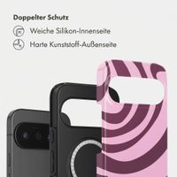 Selencia Vivid Rückabdeckung mit MagSafe Google Pixel 11 Pro - Wavy Swirl Pink Plum