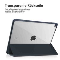 imoshion Trifold Hardcase Klapphülle Apple iPad 9 (2021) 10.2 Zoll / iPad 8 (2020) 10.2 Zoll / iPad 7 (2019) 10.2 Zoll - Dunkelblau