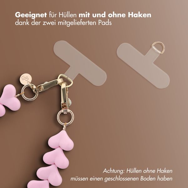 Selencia Lova Herz-Handgelenkbande - Cotton Candy