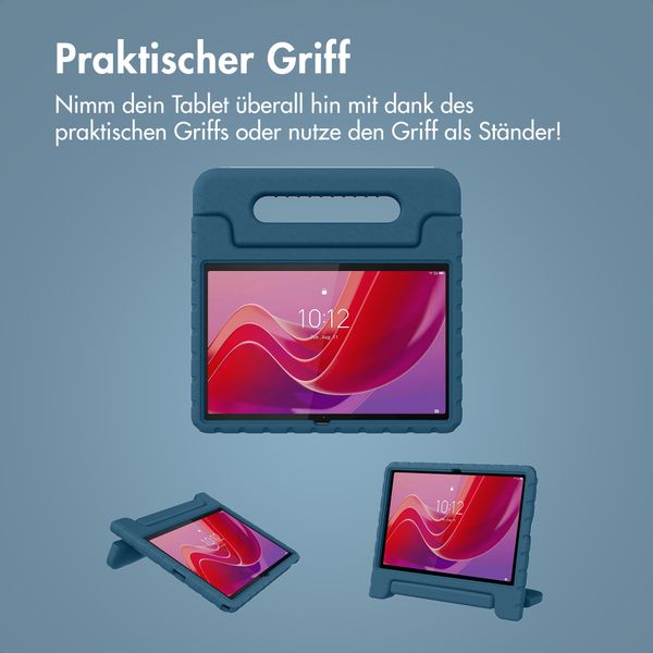 imoshion Schutzhülle mit Handgriff kindersicher Lenovo Tab M11 - Dunkelblau