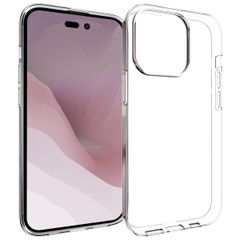 Accezz Clear TPU Backcover Apple iPhone 14 Pro - Transparent