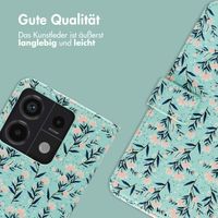 imoshion Design Klapphülle Xiaomi Redmi Note 13 Pro (5G) / Poco X6 - Blue Flowers