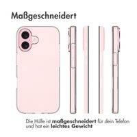 Accezz TPU Clear Cover für das Apple iPhone 16 - Transparent