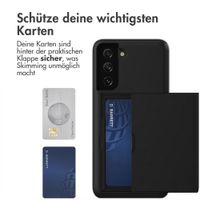 imoshion Backcover mit Kartenfach Samsung Galaxy S21 - Schwarz