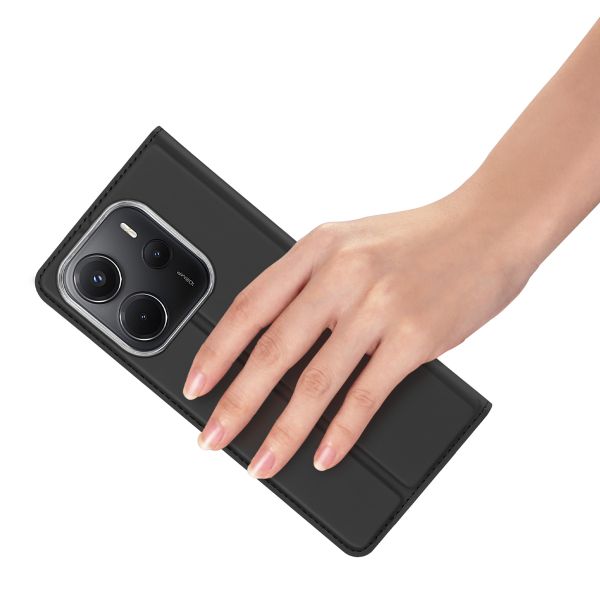 Dux Ducis Slim TPU Klapphülle für das Xiaomi Redmi Note 14 (4G) - Schwarz