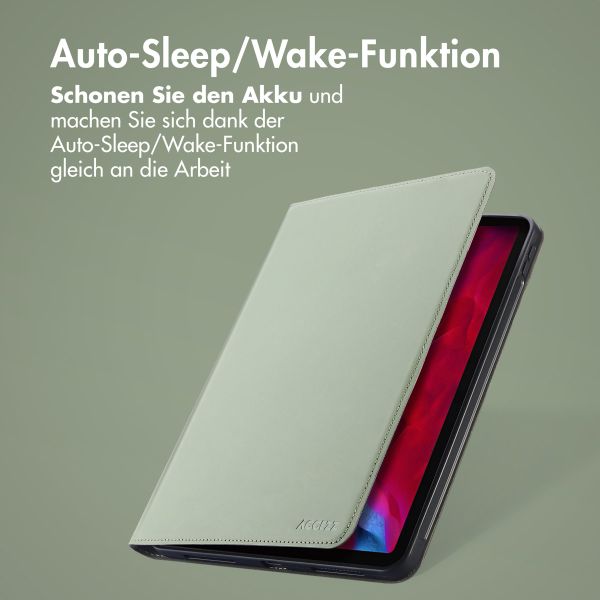 Accezz Classic Klapphülle Apple iPad Pro 12.9 (2022) / Pro 12.9 (2021) / Pro 12.9 (2020) - Grün