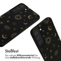 imoshion SilikonHülle design mit Band Samsung Galaxy S22 Plus - Sky Black