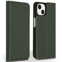 Accezz Premium Leather Slim Klapphülle für das Apple iPhone 13 - Grün