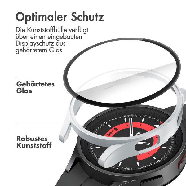 imoshion Full Cover Hard Case Samsung Galaxy Watch 4 - 44 mm - Silber