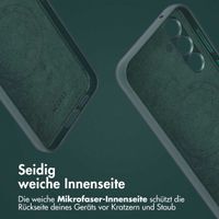 Accezz 2-in-1 Klapphülle aus Leder mit MagSafe für das Samsung Galaxy S24 Plus - Cedar Green