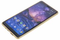 Carbon-Hülle Gold für das Nokia 7 Plus