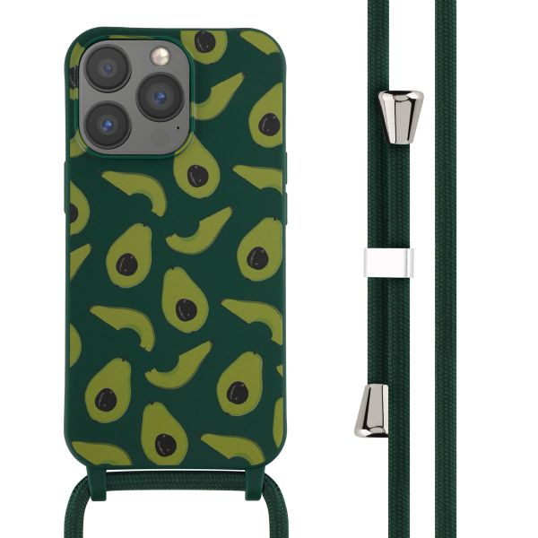 imoshion Silikonhülle design mit Band für das iPhone 13 Pro - Avocado Green