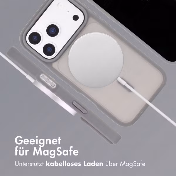 imoshion Color Guard Back Cover mit MagSafe Apple iPhone 18 Pro / 17 Pro - Grau