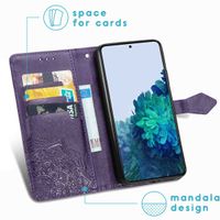 imoshion Mandala Klapphülle für das Samsung Galaxy S22 - Violett