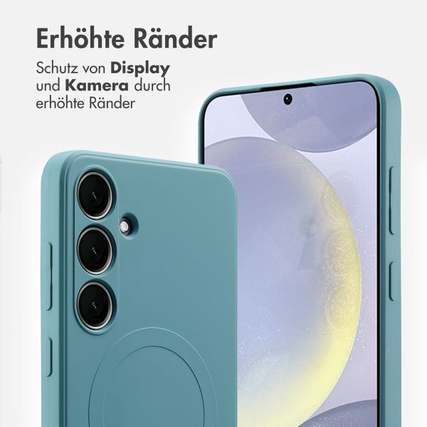 imoshion Color Back Cover mit MagSafe Samsung Galaxy S24 Plus - Smoke Green